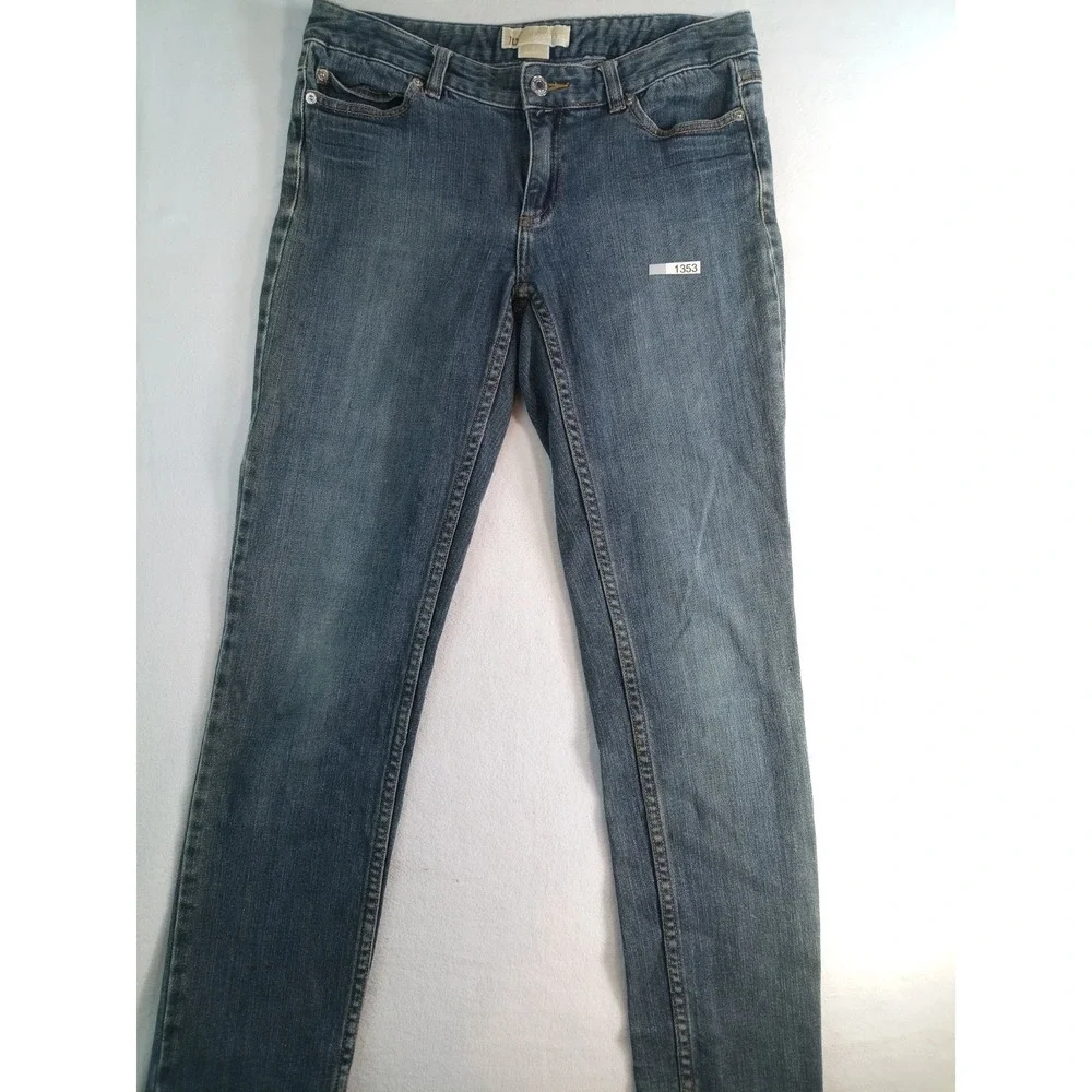 Michael kors jeans izzy skinny size 4 women's frayed  jeans (1353)